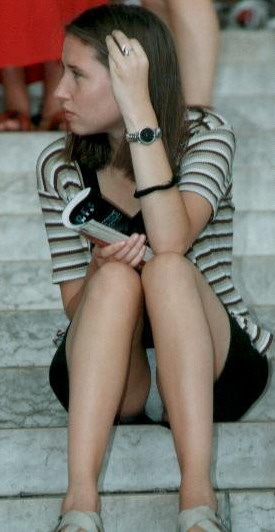 up-skirt shot