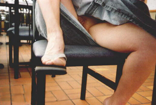 up-skirt shot